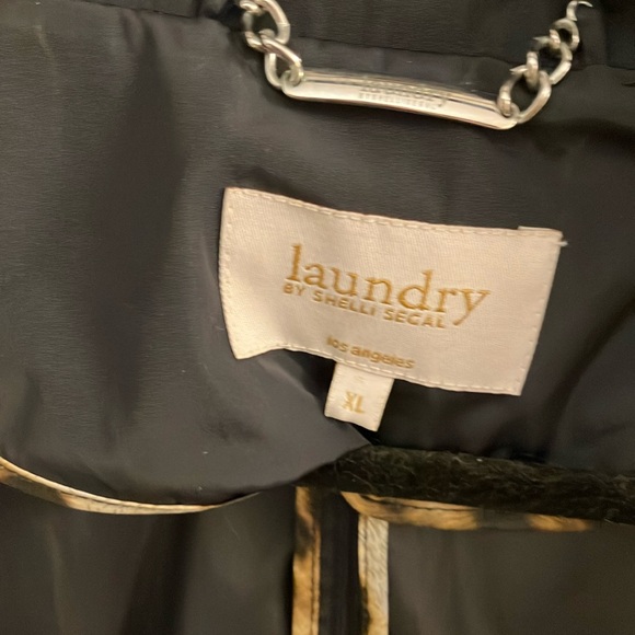 Laundry By Shelli Segal Trench Raincoat! Fabulous Fit Size XL!! Fabulous! - Picture 7 of 12